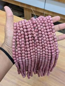 MN EXPORTS ลูกปัดหินทรงกลมแบบหลวมพร้อมสีตามสั่งสำหรับทำเครื่องประดับ  รับบริการทำแม่พิมพ์และตัวอย่าง - Product Image 4