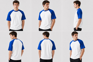 เสื้อยืดแขนสั้นทรงแร็กแลนผู้ชาย ผ้าเจอร์ซีย์คอตตอน คอกลม สไตล์ลำลอง พิมพ์ลายด้านหน้าได้ตามต้องการ เสื้อผ้ากีฬาผู้ชาย - Product Image 6
