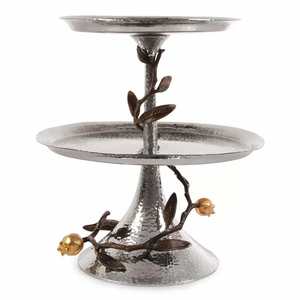 <b>3</b> <b>Tier</b> Stainless Steel <b>Cake</b> <b>Stand</b> Rectangle Shape Reusable Hand Wash Only Dessert Displays for Celebrations <b>Cake</b> <b>Stand</b> - Product Image 3