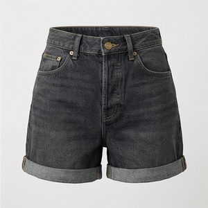 Nouveaux shorts en jean mini taille basse sexy pour femme, délavés à l'acide, avec fermetures éclair, couleur personnalisée, haute qualité, tendance estivale - Product Image 1