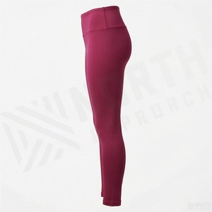 High Waist Full Length <b>Women's</b> <b>Leggings</b> Solid Color Seamless Stretch Knitted Spandex Nylon All Seasons Basic Style - Product Image 3