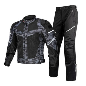 OEM Design Leather Waterproof Windproof Racing Motorcycle Suit Jacket & Pant Set Unisex Textile - Product Image 6