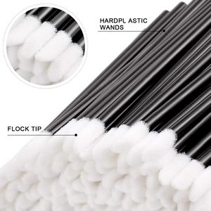 50pcs Disposable <b>Nylon</b> Lip Scrub Brush Lip Gloss Wand <b>Plastic</b> Lipstick Applicator Beauty Tool - Product Image 2