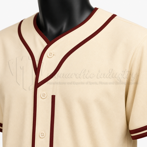 Camiseta Deportiva Retro Personalizada de Béisbol con Botones, Uniforme Atlético Transpirable, Fabricante Mayorista OEM ODM - Product Image 6