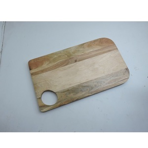 Planche à découper en bois naturel pour aliments et fruits, prix abordable, planche à découper en bois pour fromage, pour restaurant, maison, hôtel, décoration. - Product Image 4