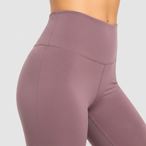 Leggings taille haute de couleur unie avec découpe en treillis, longueur intégrale, extensibles, décontractés, sans coutures, toutes saisons, pour femmes - Product Image 2