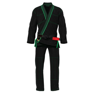 Kimono de Judo, MMA, Karate, BJJ para Hombre, 100% Algodón Preencogido, Tejido Pearl Weave, de Secado Rápido, Uniforme Personalizable para Entrenamiento, Conjunto 2026 Frontal - Product Image 1