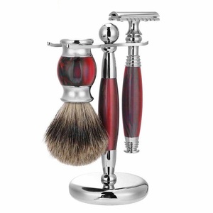 Hot New Custom Mens Shaving Kit Private Label Shaver Brush Safety <b>Razor</b> Shaving Brush and Bowl <b>Set</b> for Men Wet Shave - Product Image 4