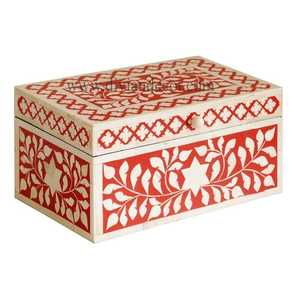 Boîte à bijoux en MDF résine durable avec matériaux de qualité supérieure pour organiser facilement les accessoires de bijouterie - Product Image 5