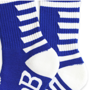 Zeta Phi Beta Crew <b>Socks</b> Royal Blue White Greek Letter <b>Socks</b> 1920 Sorority Apparel Comfortable Knit Everyday Wear <b>Socks</b> - Product Image 6