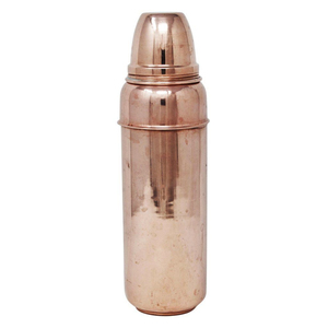 Pure Copper Water <b>Bottle</b> for Ayurvedic Health Benefits Leak Proof <b>Thermos</b> Style Metal <b>Bottle</b> for Yoga Gym and Office - Product Image 1