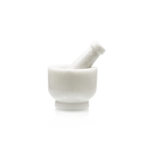 Pure Stone White Marble Mortar and Pestle Manual Herb and Spice <b>Grinding</b> Tool Premium Kitchenware Factory Wholesale Supply Price - Product Image 5