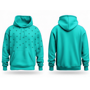 Sweat à capuche sport en molleton de coton et polyester de qualité supérieure pour homme – Idéal pour l'entraînement en salle de sport – Coton épais – Marché américain et européen - Product Image 3