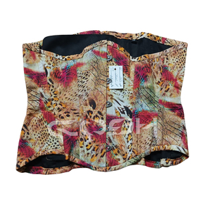 Best Selling New Arrival Of <b>Underbust</b> Steelboned Wild Print Corset - Product Image 1