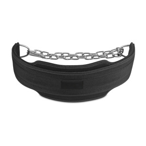 Premium Nayab Industries Fitness Dip <b>Belt</b> Durable Steel <b>Chain</b> Breathable Adjustable for Unisex Pull Training Gym Workout - Product Image 5
