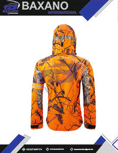 Vestes de chasse orange pour hommes, camouflage haute visibilité, respirantes, imperméables, coupe-vent, pour l'hiver, unisexes - Product Image 5