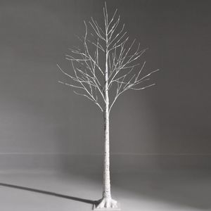 Pre-Lit 5 Foot White Twig Birch Christmas <b>Tree</b> with 72 <b>LED</b> Lights - Product Image 1