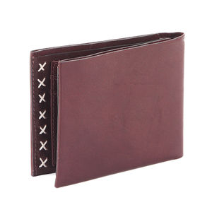 Portefeuille Homme en Cuir Véritable Pliant, Porte-Cartes en Cuir Pleine Fleur, Nouveau Design Tendance Luxe Vintage Court RFID Polyester - Product Image 2