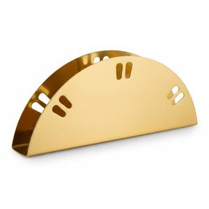 Porte-serviettes en métal doré au design moderne, support de papier absorbant autoportant en acier inoxydable pour cuisine, table à manger, restaurant - Product Image 3