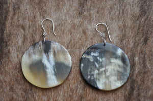 Pendientes de Cuerno de Búfalo de Diseño Único Clásico de Alta Calidad para Mujer, Hechos a Mano, Certificados por IGI, para Fiestas y Eventos - Product Image 2