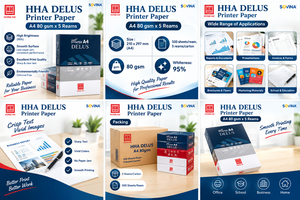 Papier pour imprimante HONGHA Delus A4 80, format : 210x297 mm, blancheur : 95%, 80 g/m² - Product Image 6