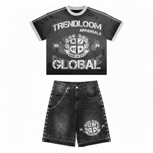 Camiseta Casual Ecológica 100% Algodón Unisex Personalizada Estilo Urbano Americano Corte Regular Ligera de Punto - Product Image 4