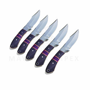 Cuchillo Táctico de Acero Inoxidable Forjado de Alta Calidad, Cuchillo de Hoja Fija para Campismo y Caza al Aire Libre, Servicio OEM con Logotipo Personalizado - Product Image 4