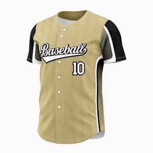 Camiseta de Béisbol al por Mayor, Personalizada por Sublimación, Unisex, Transpirable, Cuello en V, Manga Corta, 100% Poliéster, Uniforme Deportivo - Product Image 6