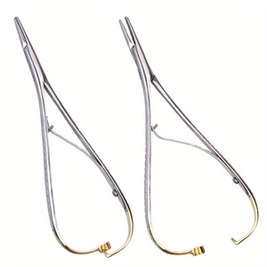 Delicate Castroviejo Micro Needle Suture Holder <b>Driver</b> Surgical Instrument for Precision Ophthalmic Suturing Tasks CE Certified - Product Image 1