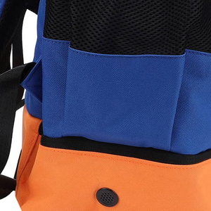 Sac à dos de basketball couleur personnalisée avec base orange, matériau 1680D, capacité 50-70L, marque personnalisée pour le rangement d'équipements sportifs - Product Image 5
