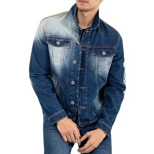 Chaquetas de mezclilla ligeras de manga larga con botones, estilo moderno, para hombre y mujer, unisex, para exteriores. - Product Image 6