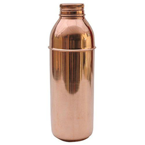 Botella de agua de cobre puro premium de 1000 ml con diseño martillado de diamante, a prueba de fugas y antibacteriana, recipiente ayurvédico para yoga - Product Image 5