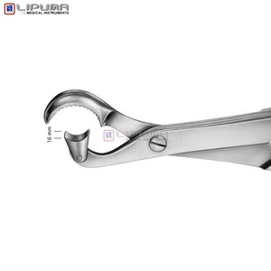 Pince à os manuelle Lambotte en acier inoxydable, instruments chirurgicaux orthopédiques MOL, grande taille, pointe de 16 mm, 330 mm (13 1/8 po) - Product Image 2