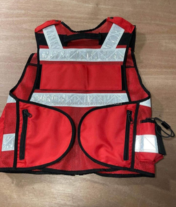 Chaleco de Seguridad de Alta Visibilidad con Rayas, Impresión Reflectante, Soporte Lumbar, Logotipo Personalizado, Malla, Unisex, para Entrenamiento - Product Image 5