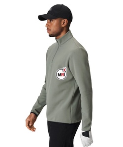 สเวตเตอร์แบบสวมหัวคอปกตั้งได้สำหรับผู้ชายเสื้อกอล์ฟเสื้อสเวตเตอร์แบบสวมหัวคออย่างมีน้ำหนักเบาออกแบบโลโก้ได้ตามต้องการ - Product Image 5