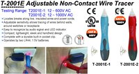 Détecteur de câbles sans contact réglable 12~600V AC
