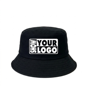 Wholesale Unisex Reversible Bucket <b>Hat</b> 100% Cotton Double Sided Fisherman <b>Hat</b> Solid Color Beach Sun Cap Outdoor <b>Summer</b> - Product Image 2