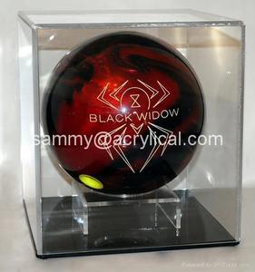 2025 aspecto de moda Lucite acrílico transparente fútbol baloncesto pelotas de Golf caja de exhibición colección acrílica caja de regalo - Product Image 3