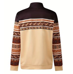 Sudadera Premium para Hombre con Cierre de Cremallera, Estilo Casual, Manga Larga, Cálida para Invierno, Tejido de Rizo Ecológico, Ropa Urbana - Product Image 2