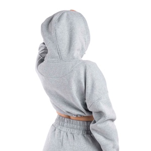 Conjunto Deportivo de 2 Piezas para Mujer, Forrado de Felpa, Térmico, para Invierno, con Logotipo Personalizado, Ropa Deportiva para Clima Frío, Venta al Por Mayor Internacional de Outfitize - Product Image 4