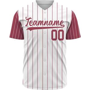 Camisetas de Béisbol Sublimadas Hechas a Medida, Ropa Deportiva de Tela de Poliéster, Jersey de Béisbol y Softbol Transpirable de Alta Calidad - Product Image 3