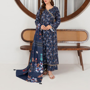 Ensemble 3 pièces de vêtements décontractés pour femmes de haute qualité en Khaddar, Nouvelle Arrivée 2026, Robe Shalwar Kameez en Khaddar pour usage quotidien - Product Image 1