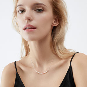 Nuevo Collar de Circonita con Diseño de Gota de Agua, Versión Coreana, Estilo Ligero y Lujoso, Diseño de Nicho INS, Colgante Simple de Alta Gama, Collares de Perlas - Product Image 2