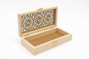 Caja de Regalo de Bambú de Alta Calidad para Regalos y Almacenamiento |   Caja Multiusos para Joyas con Opción de Logotipo Personalizado (8x4x2 Pulgadas) - Product Image 1
