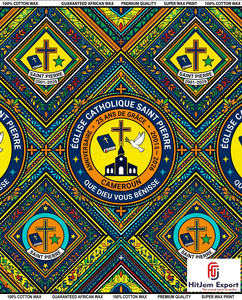 Customized African Wax Print Fabric Supplier Church Convention Anniversary Celebration Fundraising Textile Manufacturer - Product Image 6