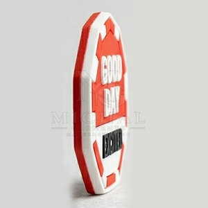 Custom Made Rubber Patches With Fine 3D Molded Details Durable Surface Material And Strong Backing Support - Product Image 5