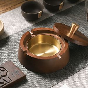 Premium Decorative Wooden <b>Ashtray</b> for Smoking Table Premium Look - Product Image 1