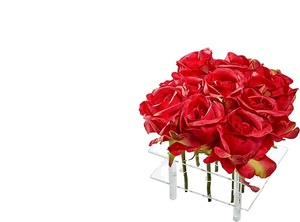 Boîte de couverture d'emballage de fleurs en acrylique transparent de vente d'usine: solution durable et élégante pour préserver et afficher les fleurs fraîches - Product Image 4