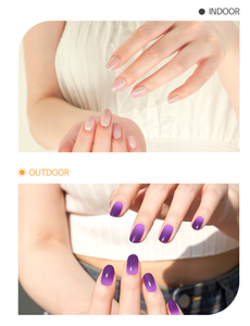 [SILKY SEOUL] Tiras de Gel para Uñas - Cambio de Color (CN01~05) Set de Esmaltes de Gel Profesionales para Arte de Uñas, Superventas - Product Image 3