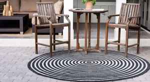 Tapis de sol au design minimaliste en jute 100 %, rembourré et lavable, pour chambre et salon - Product Image 4